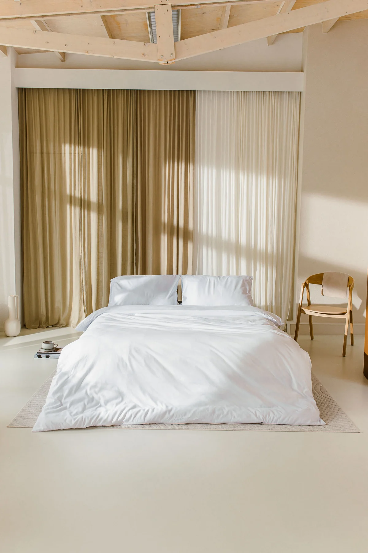 Wit beddengoed van 100% Egyptisch katoen