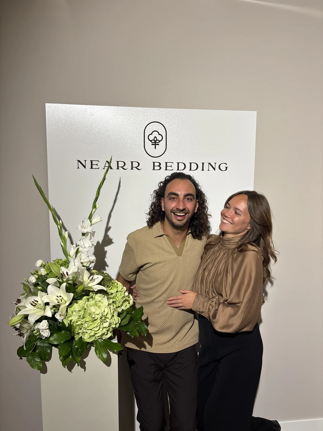 Team van Néarr Bedding in de showroom in Joure